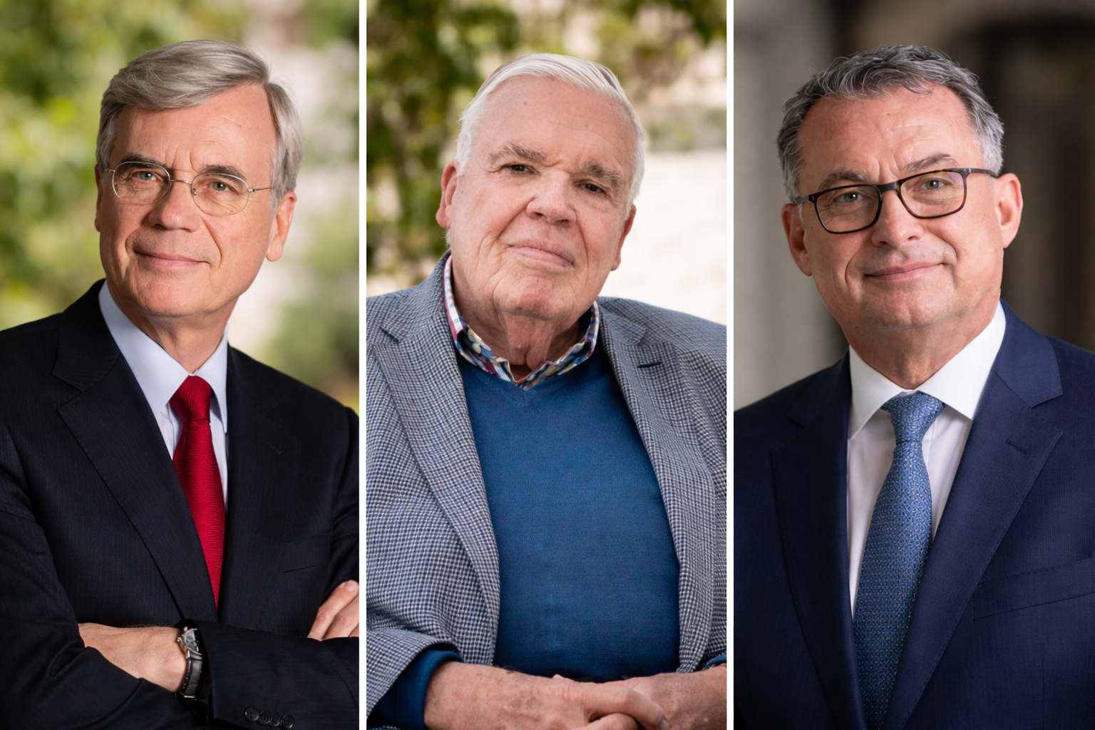 Dieter Schwarz, Klaus-Michael Kühne und Joachim Nagel